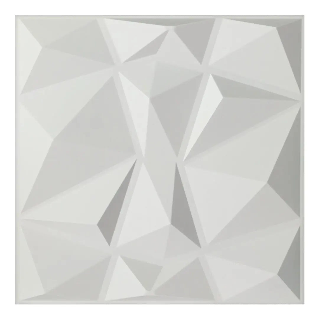 Art3d 3D PVC Wall Panels Diamond Design Wall Tiles Pack 12