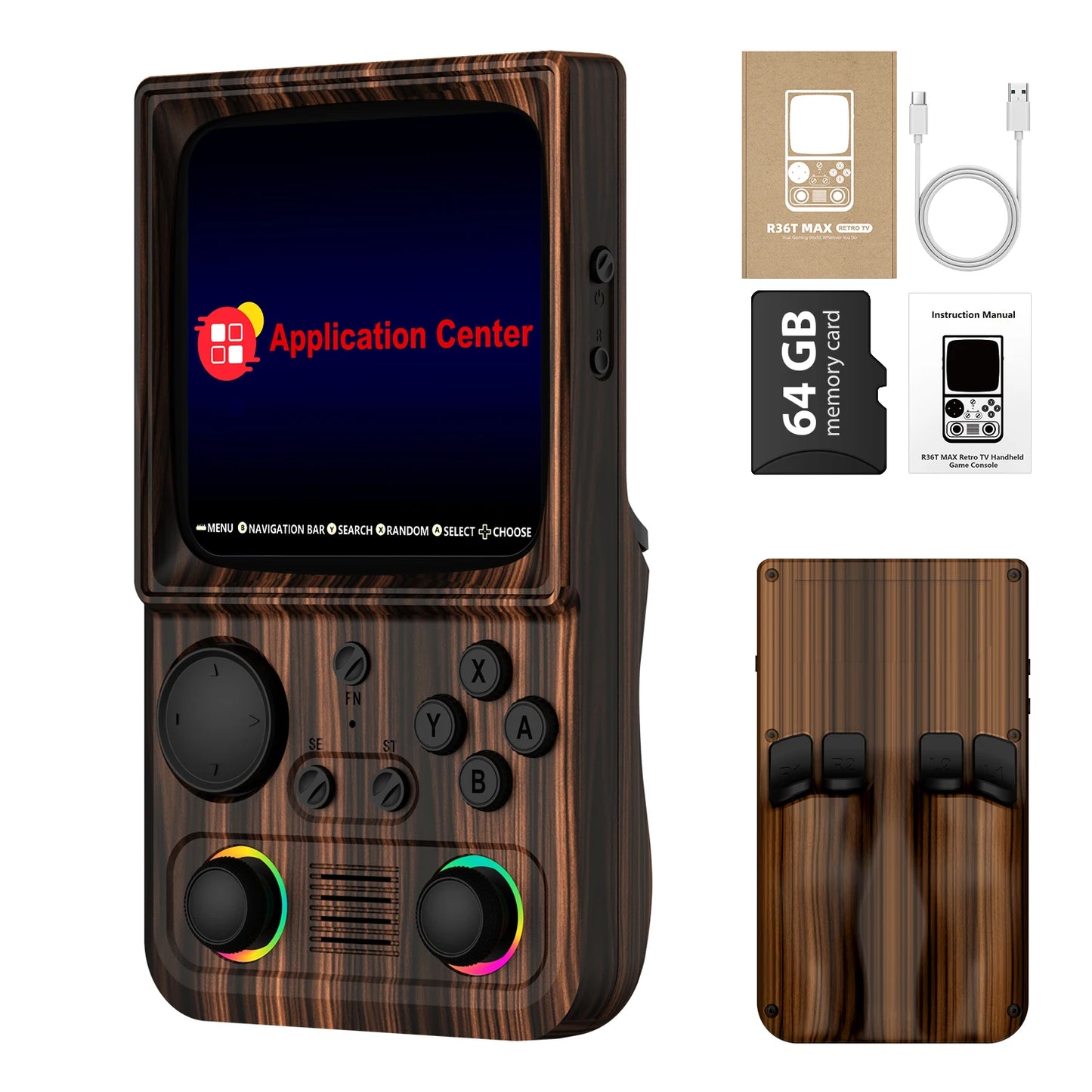 AISLPC R36T MAX Handheld Game Console 64GB 128GB Games