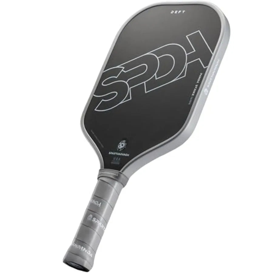 Carbon Fiber Pickleball Paddle Elongated Edge Racket For Pro Control