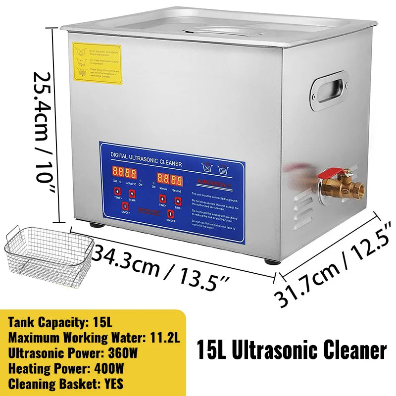 SucceBuy Portable Ultrasonic Cleaner For Home Appliance Washing