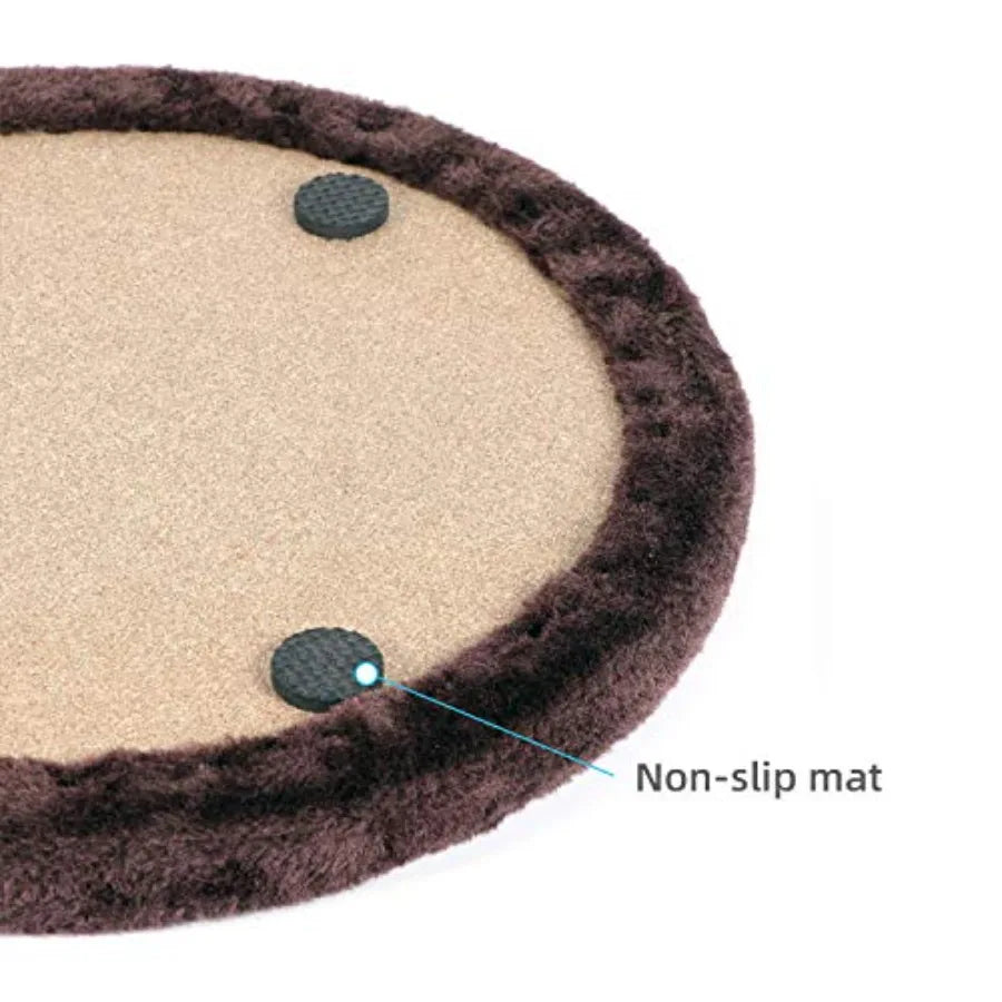 Cat Self Grooming Arch Brush With Wooden Scratching Pad