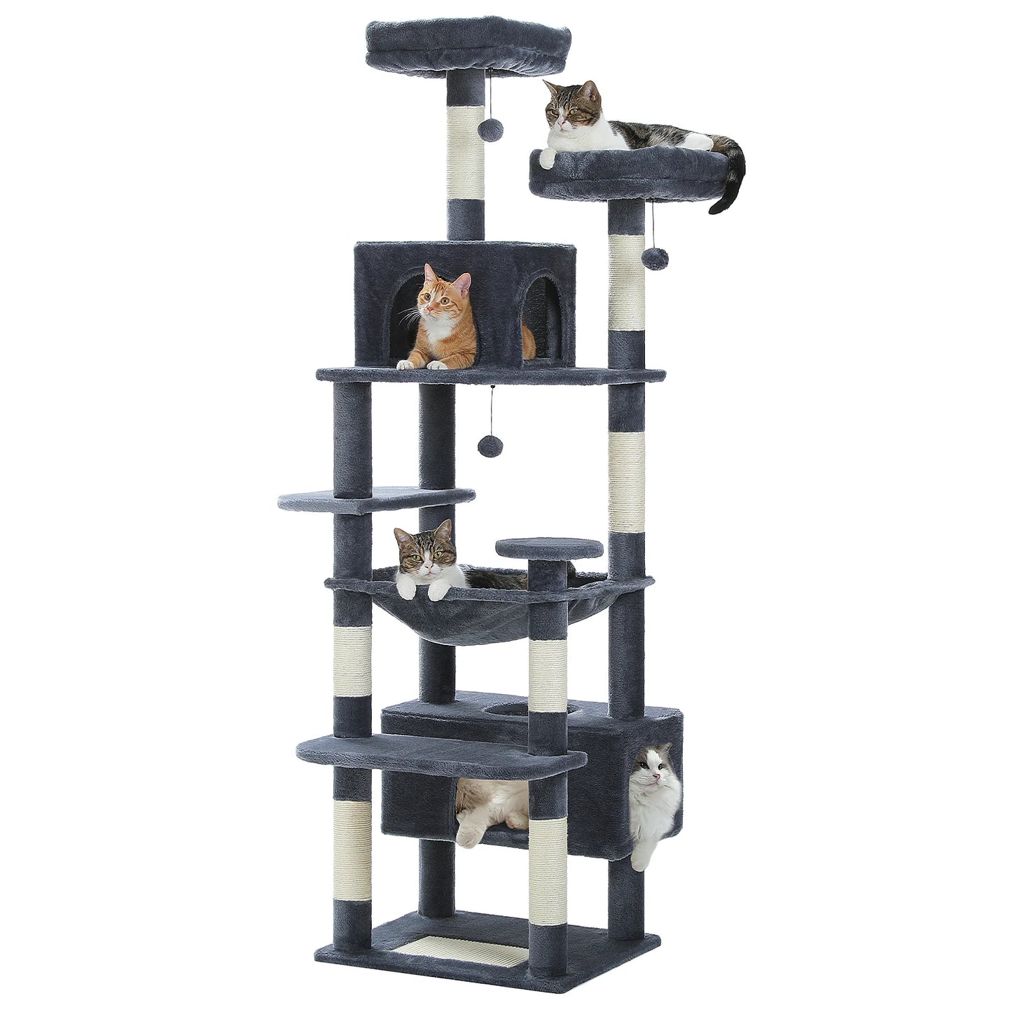 PAWZ Road Cat Tree And Tower For Indoor Cats With Scratching Posts