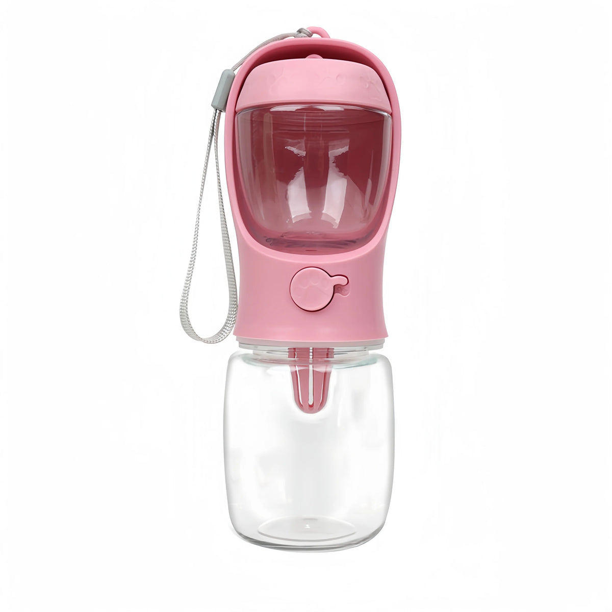 Portable Dog Cat Outdoor Travel Water Bottle With Feeder and Bowl Container