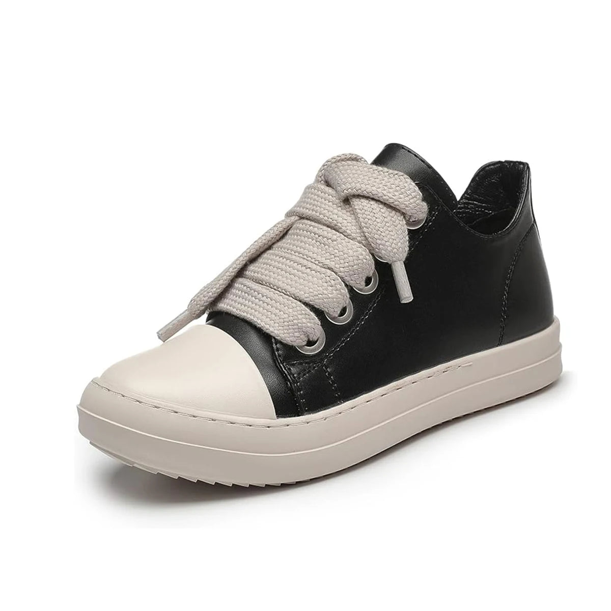 Men's Waterproof Lace Up Casual Shoes PU Insole Rubber Outsole
