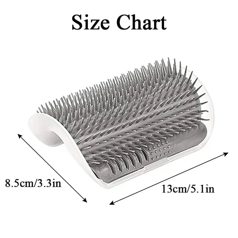 Cat Scratcher Massage Comb With Catnip Grooming Brush