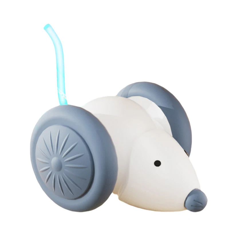Interactive Electric Cat Toy Mouse With Automatic Obstacle Avoidance