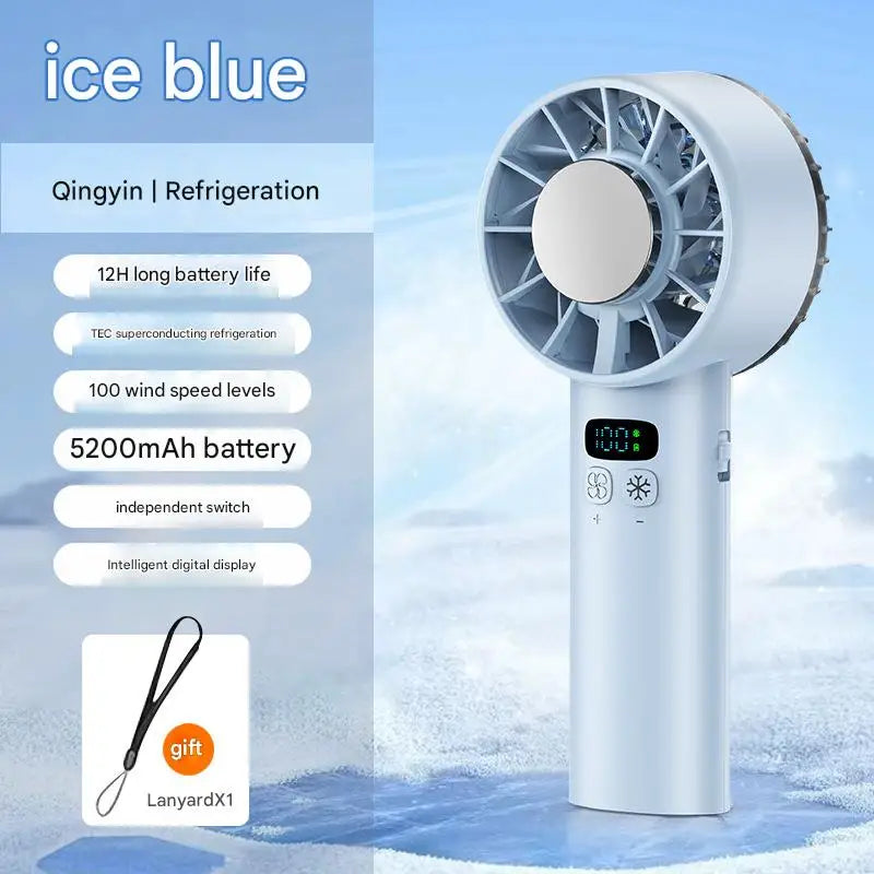 Creara ma Portable Usb Handheld Fan With Led Display
