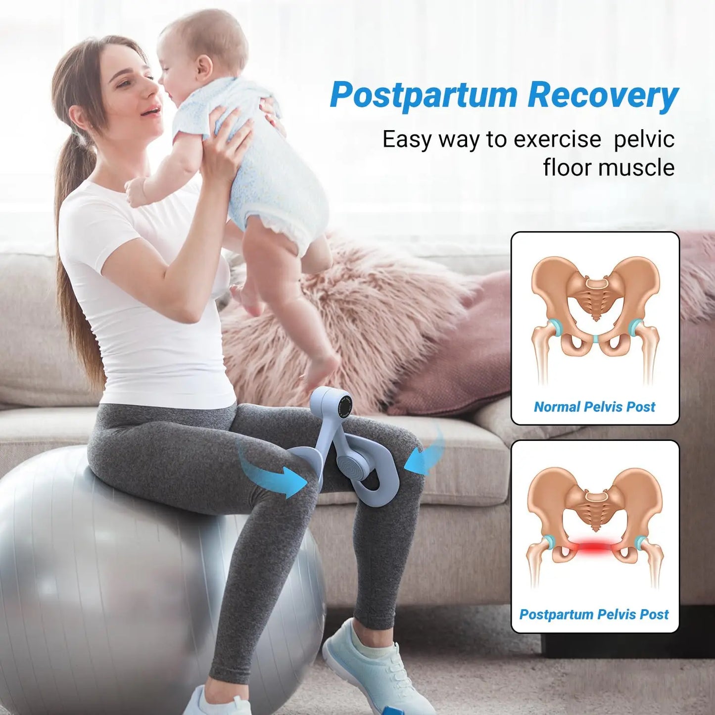 MERACH Thigh Trainer Pelvic Floor Muscle Strengthener for Inner Thigh