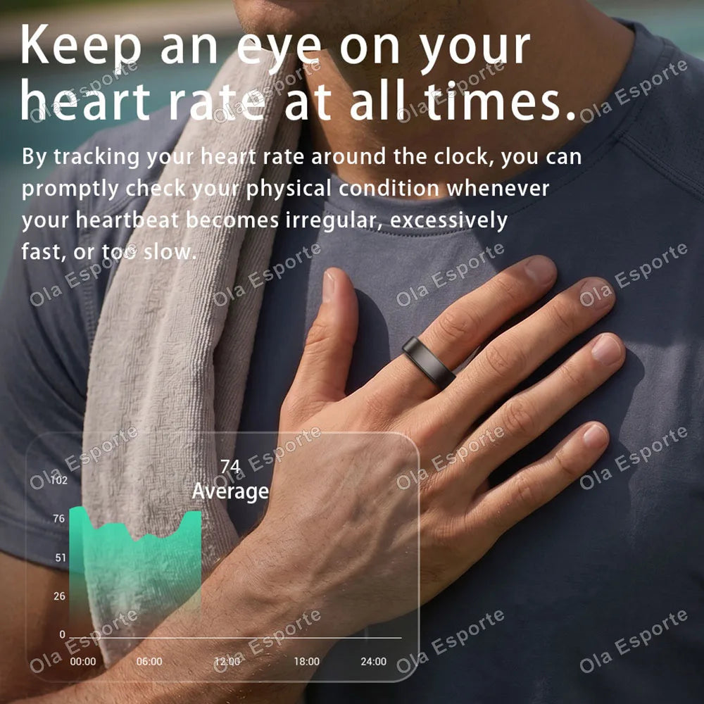 Ola Esporte Smart Ring Heart Rate Blood Oxygen Sleep Tracker
