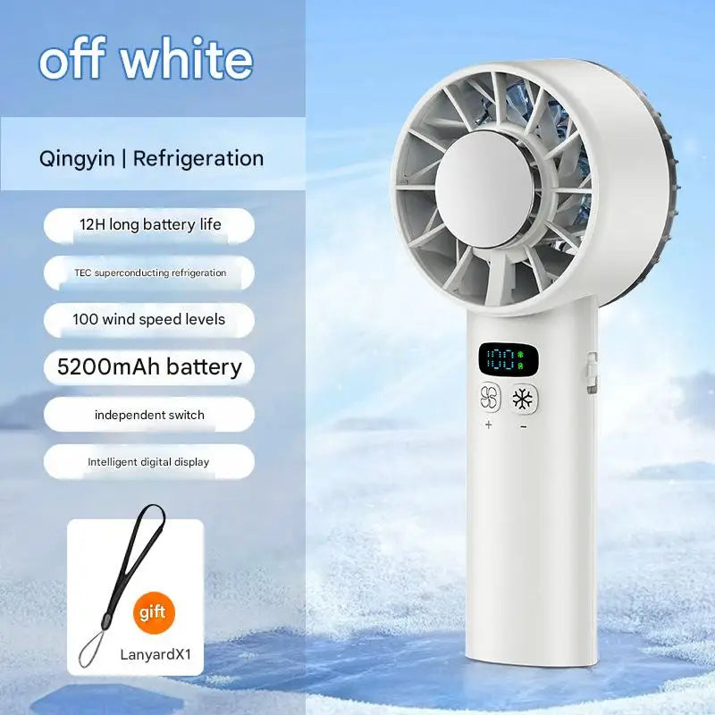 Creara ma Portable Usb Handheld Fan With Led Display