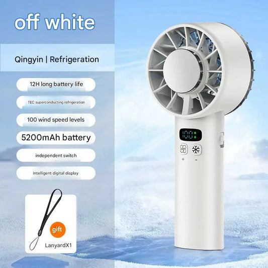 Creara ma Portable Usb Handheld Fan With Led Display