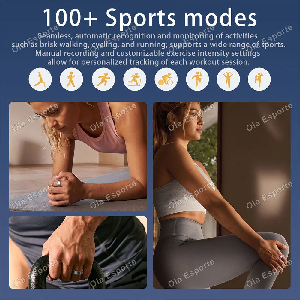 Ola Esporte Smart Ring Heart Rate Blood Oxygen Sleep Tracker