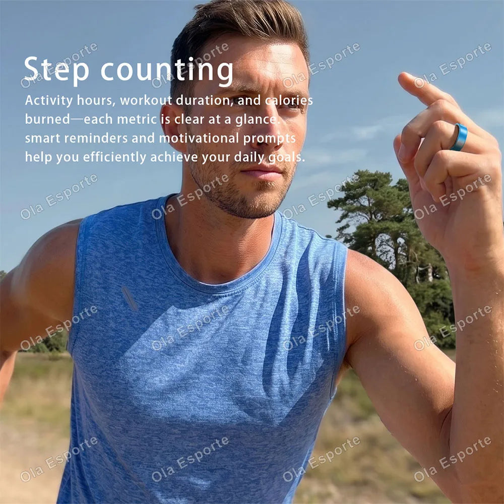 Ola Esporte Smart Ring Heart Rate Blood Oxygen Sleep Tracker