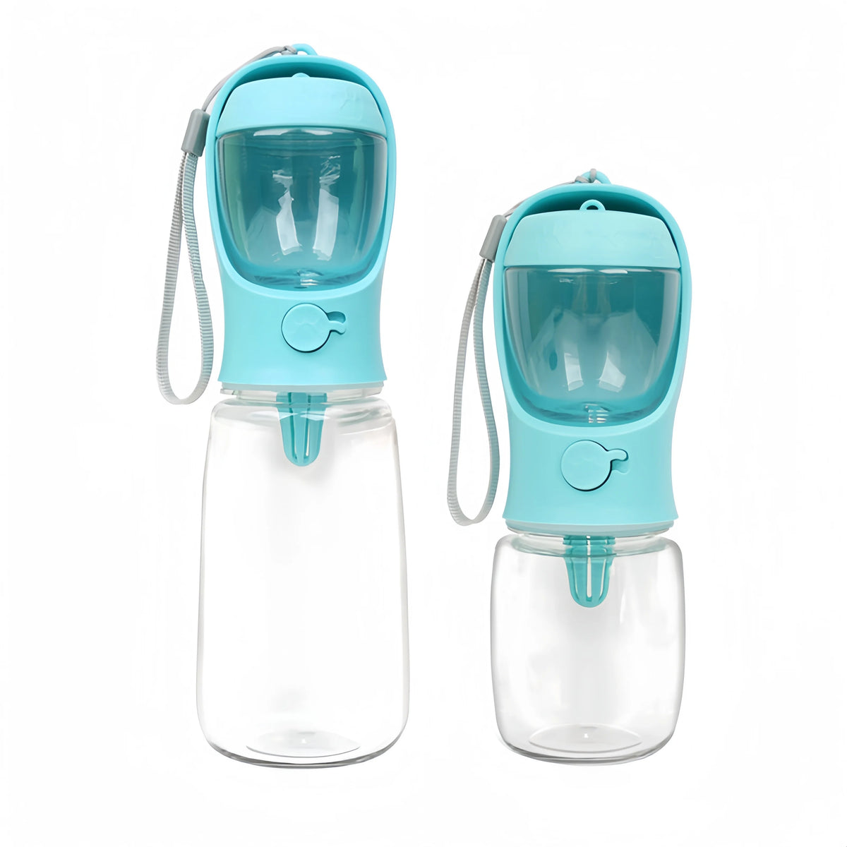 Portable Dog Cat Outdoor Travel Water Bottle With Feeder and Bowl Container