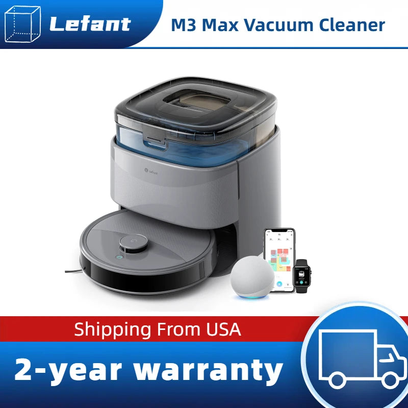 Lefant M3 Max Robot Vacuum With Mop 20000Pa Suction Power