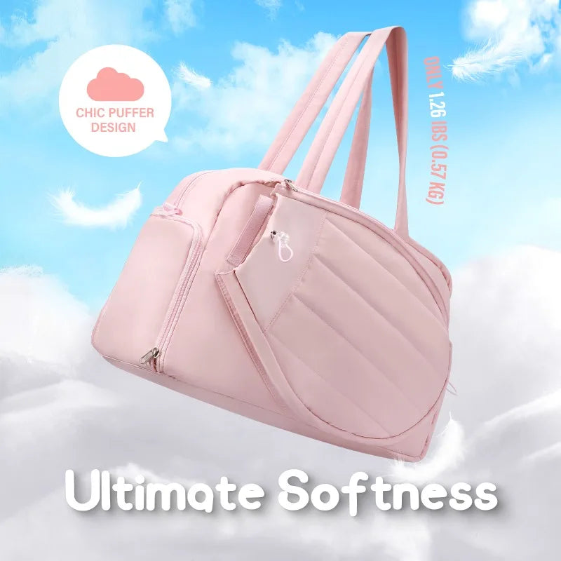 Tennis Gym Bag For Women With Shoe Compartment