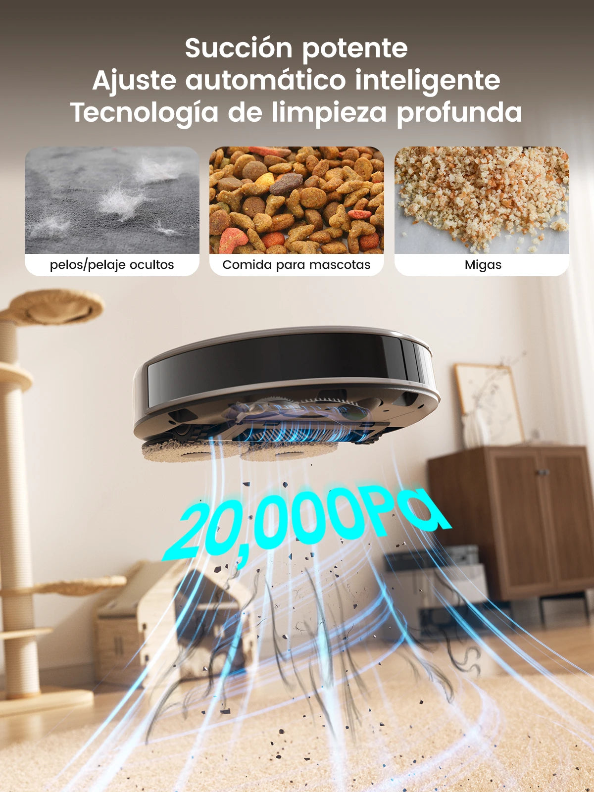Lefant M3 Max Robot Vacuum With Mop 20000Pa Suction Power