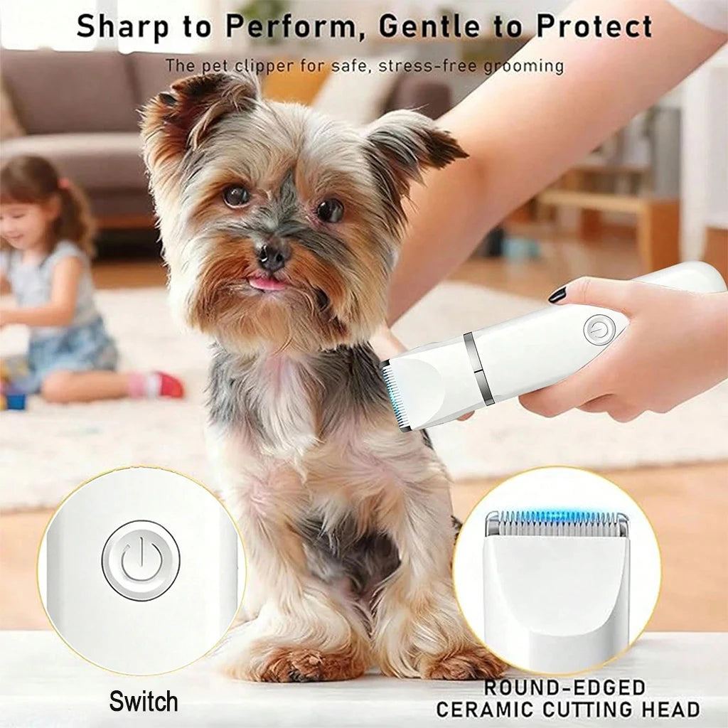 Shuyu Rechargeable Pet Hair Clipper Cordless Dog Cat Trimmer