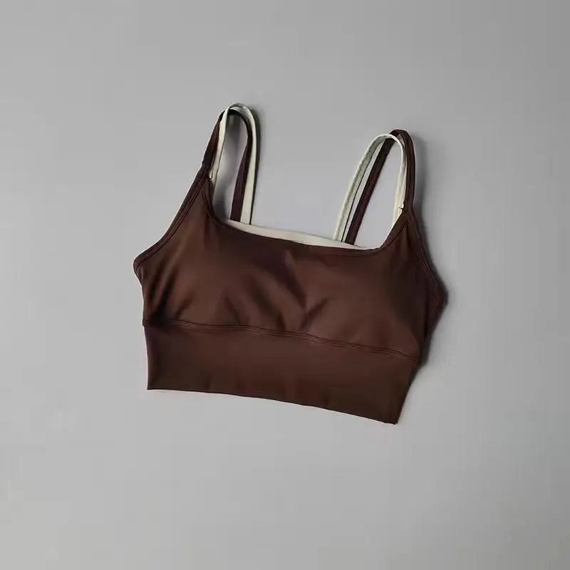 Women Breathable Sports Bra Push Up Gym Crop Seamless Yoga