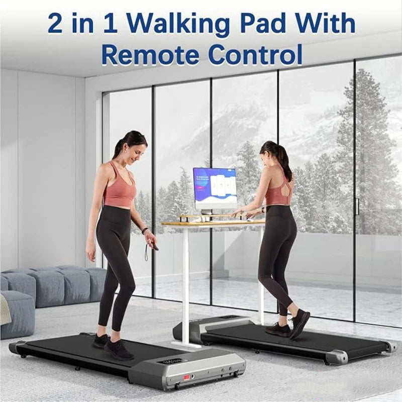 Superun 2in1 Treadmill for Home 2.5HP Walking Running Fitness Machine