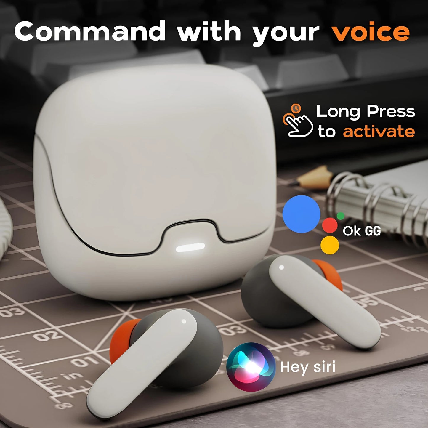 Sivir TWS Wireless Earphones Ultra Low Latency Noise Cancelling Bluetooth