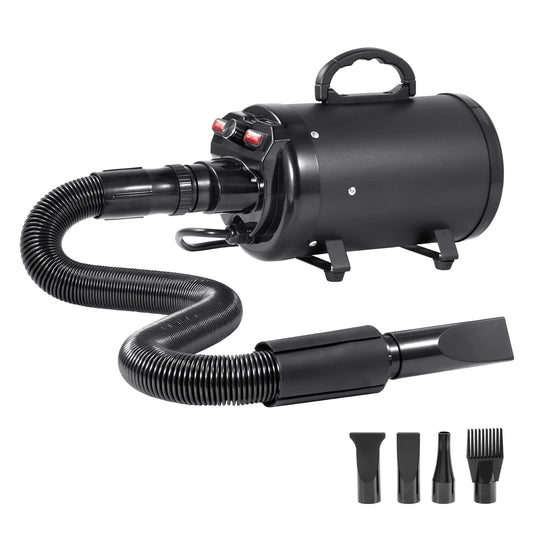 SucceBuy 2000W 2 7HP Dog Dryer With Adjustable Speed Nozzles