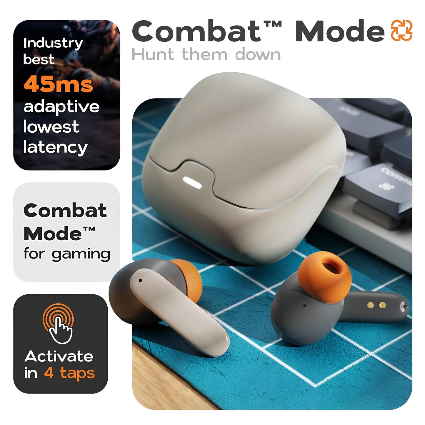 Sivir TWS Wireless Earphones Ultra Low Latency Noise Cancelling Bluetooth
