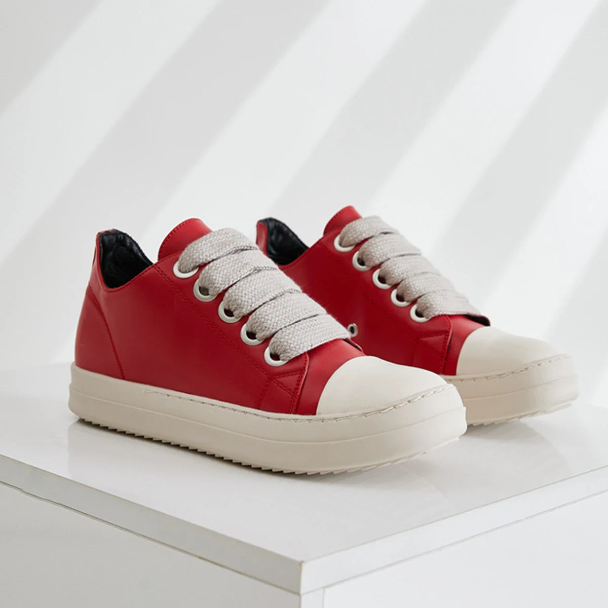 Men's Waterproof Lace Up Casual Shoes PU Insole Rubber Outsole