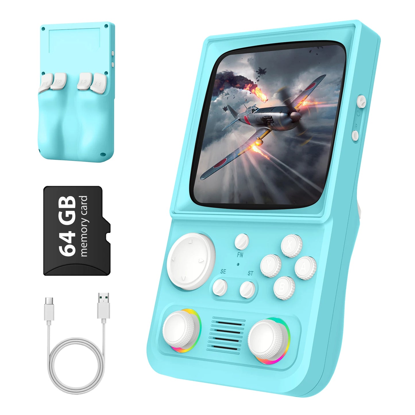 AISLPC R36T MAX Handheld Game Console 64GB 128GB Games