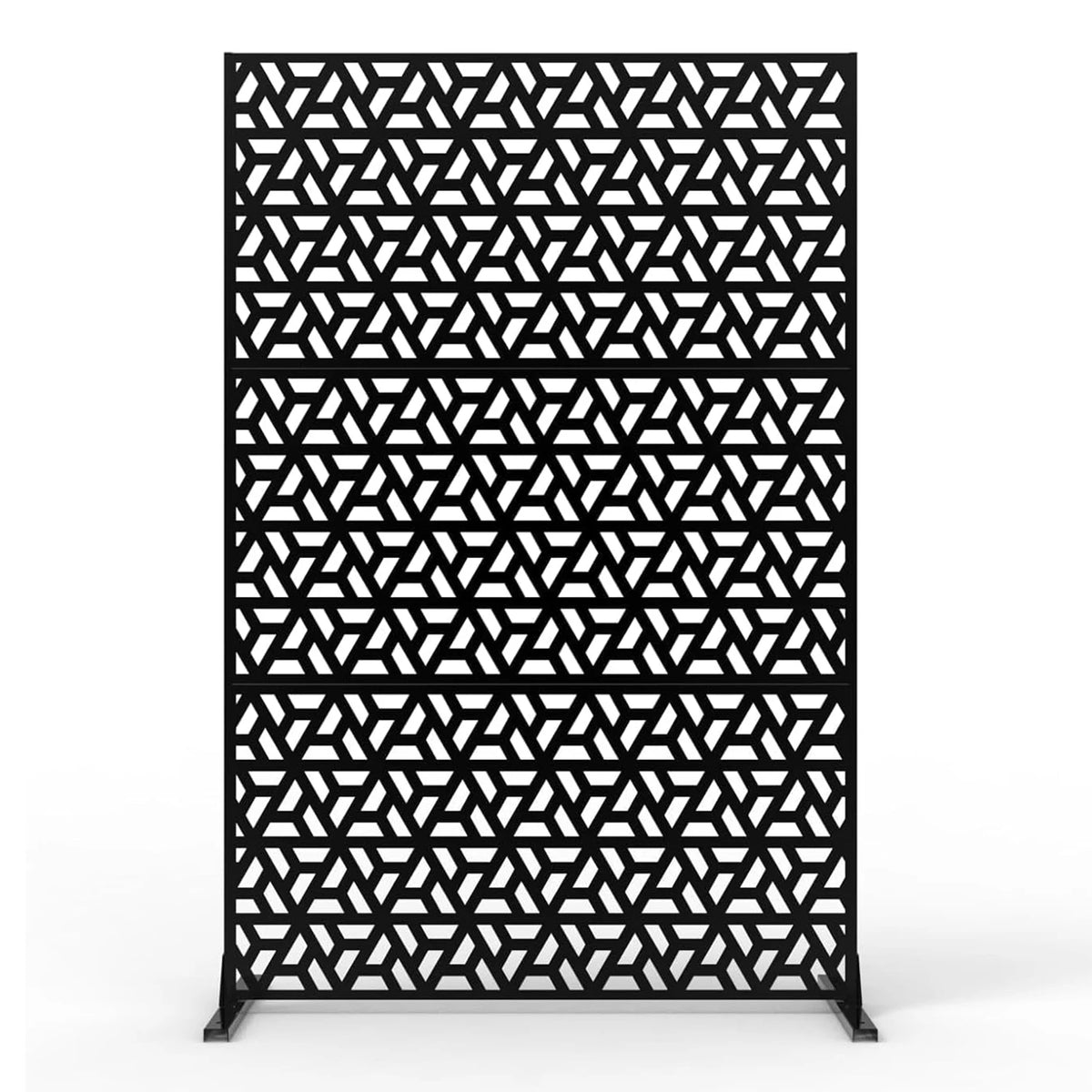 Twister.Ck Decorative Metal Garden Privacy Screen Outdoor Divider Panel