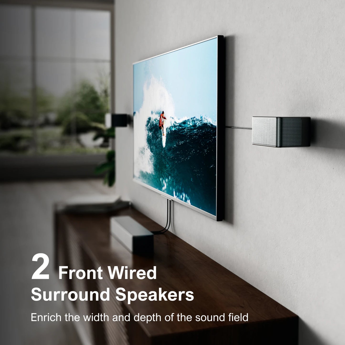 ULTIMEA Poseidon D80 Surround Soundbar With Dolby Atmos Wireless Subwoofer