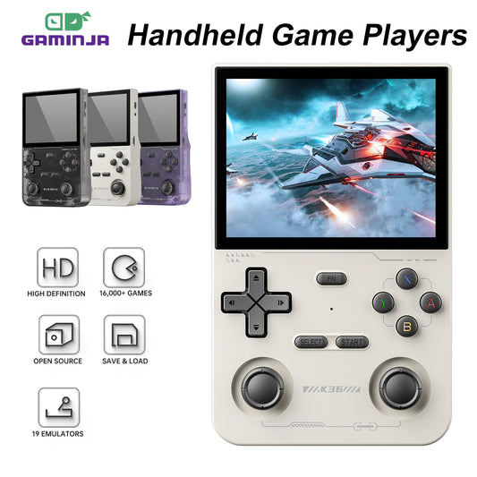 GAMINJA K36 Handheld Game Console 64GB Built In Games