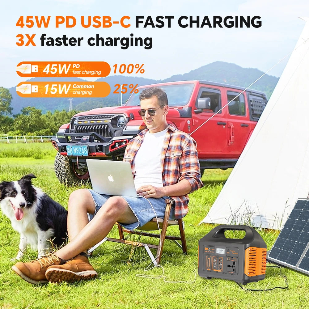 GaiaRay Portable Solar Power Station 500W With LifePo4 Battery