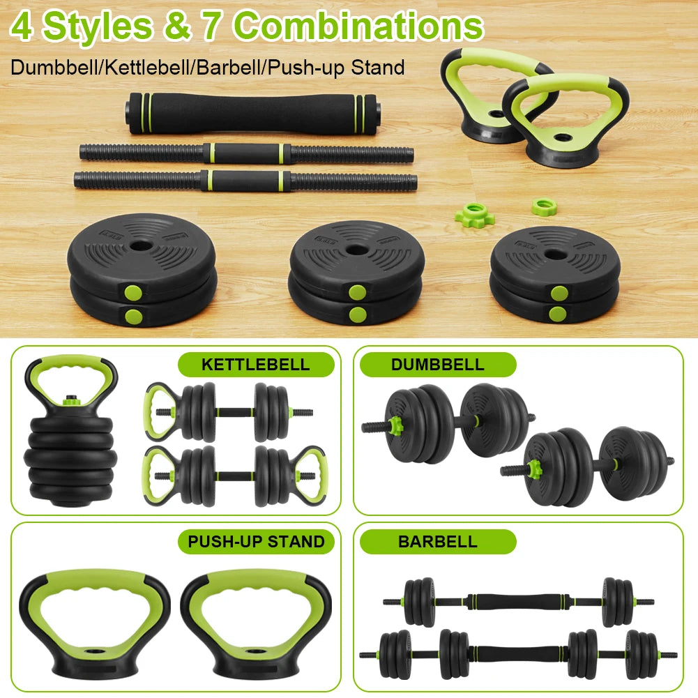 TWISTERCK Adjustable Dumbbells 4 In 1 Weight Set Home Gym