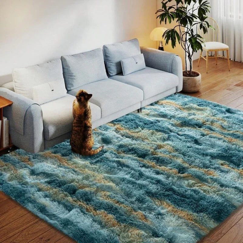 Soft Shag Rugs For Bedroom,  Living Room, Luxury Modern Plush Carpet Girls Boys Room Dorm Indoor Home Decor
