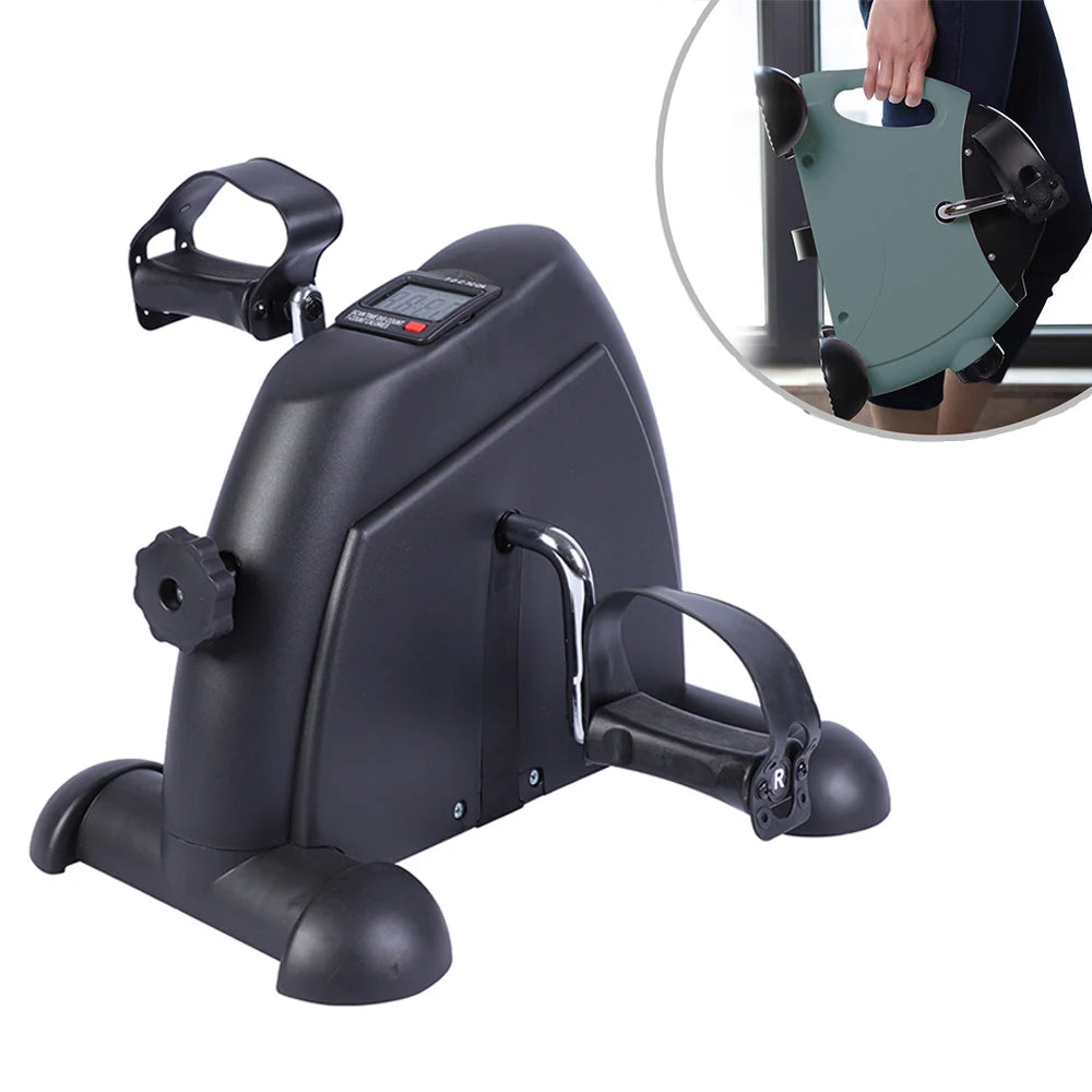 Mini Motorized Under Desk Pedal Exerciser Bike With LCD Screen