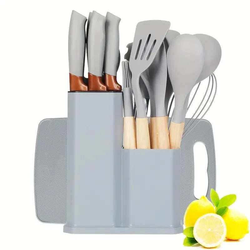 Stainless Steel & Food-Grade Silicone Kitchenware Set Multi-Functional Combination New Product Promotion