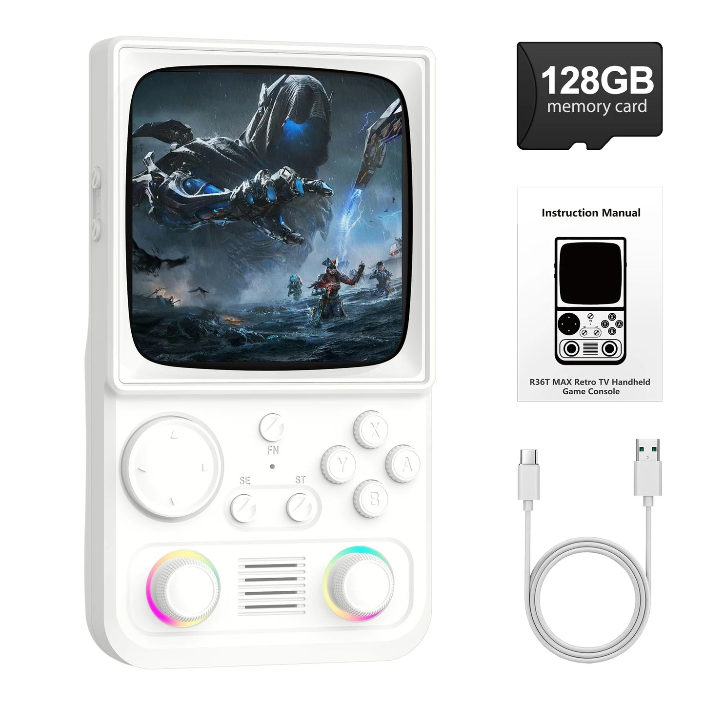 AISLPC R36T MAX Handheld Game Console 64GB 128GB Games
