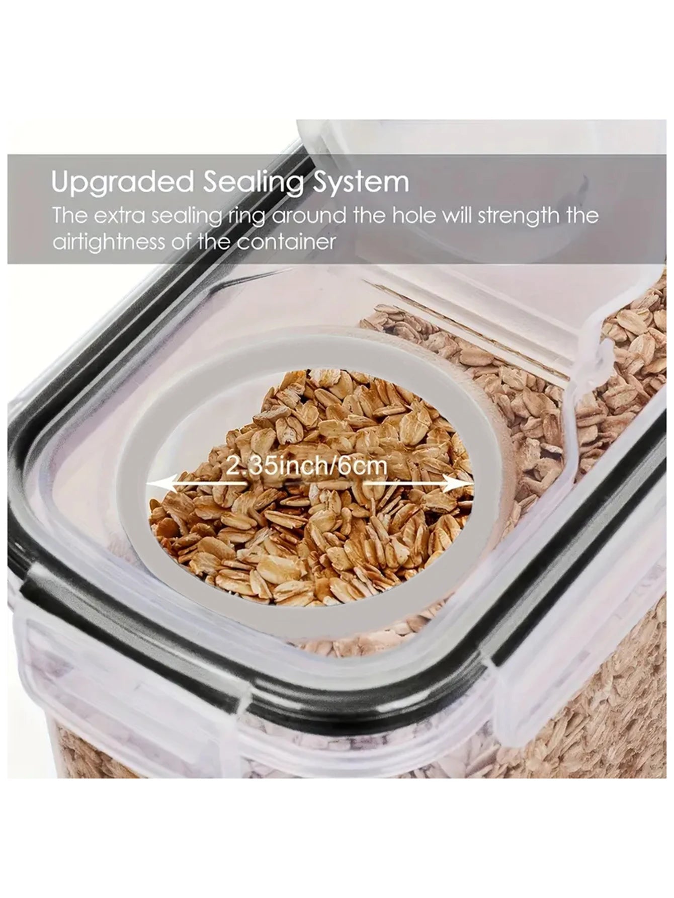 Airtight Food Storage Containers With Lids For Kitchen Organization