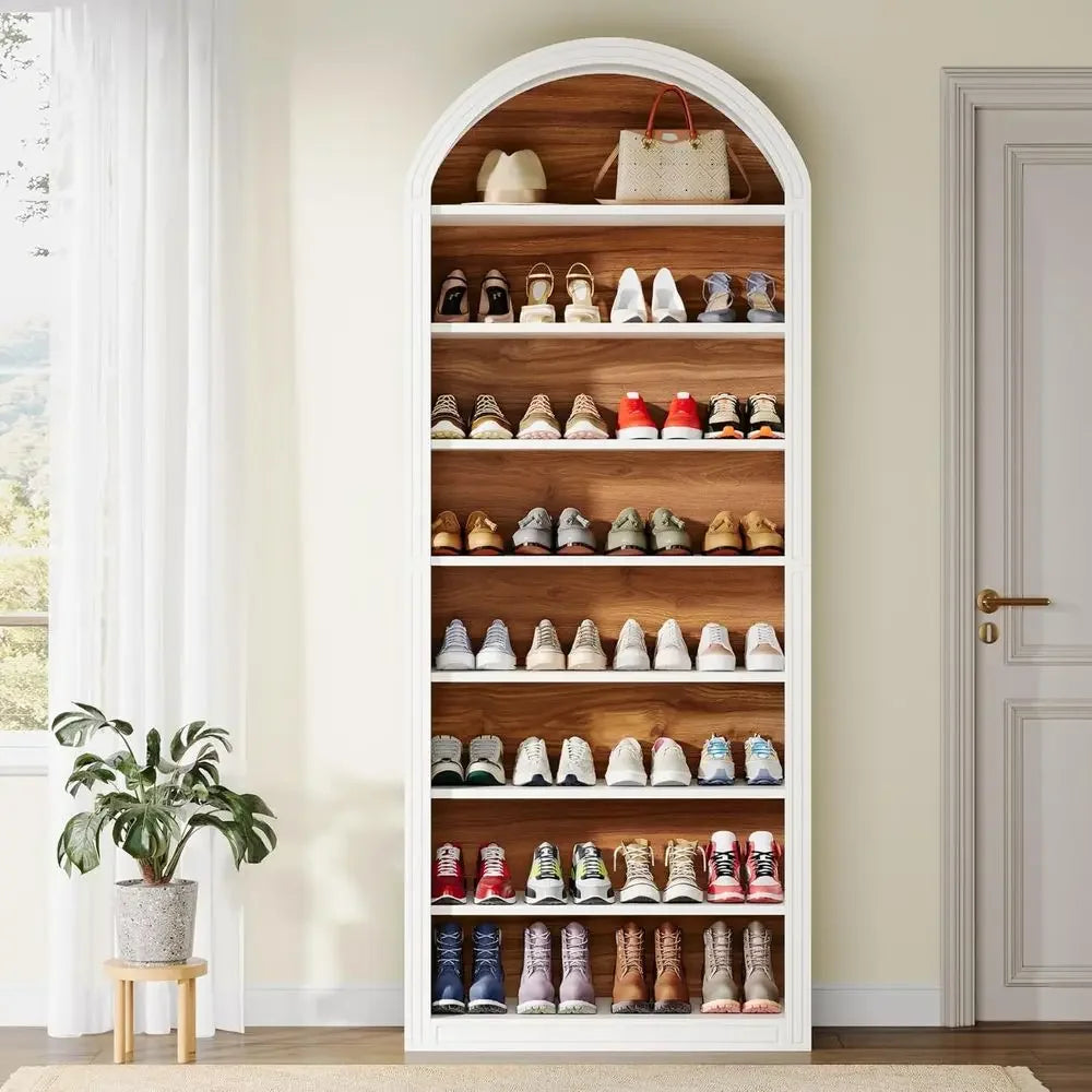 Shoe Storage Cabinet for Entryway and Closet Organizer