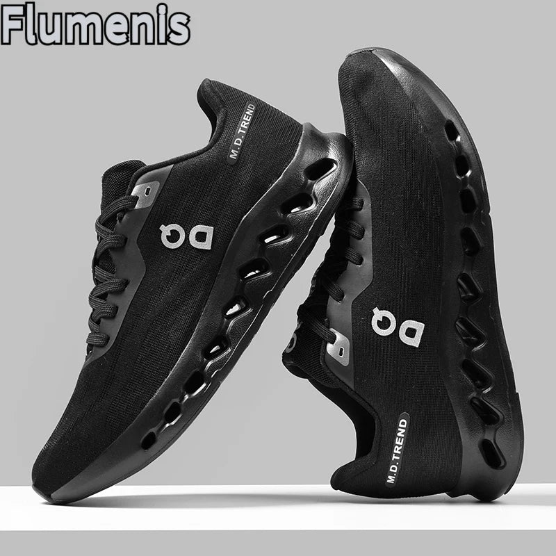 Shock Absorbing Leather Off Road Running Shoes For Adults