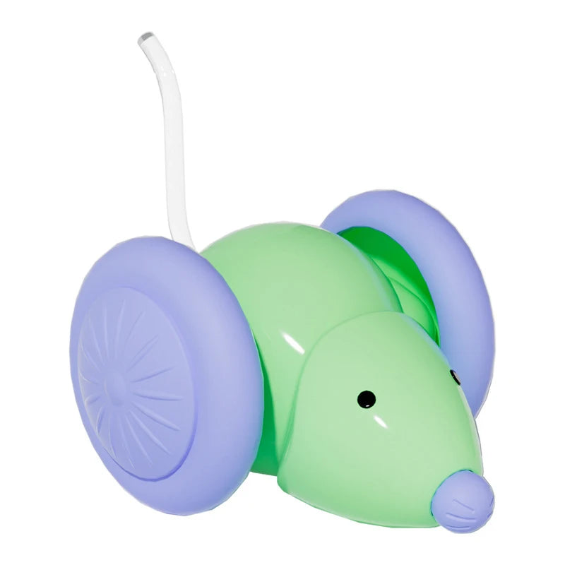 Interactive Electric Cat Toy Mouse With Automatic Obstacle Avoidance