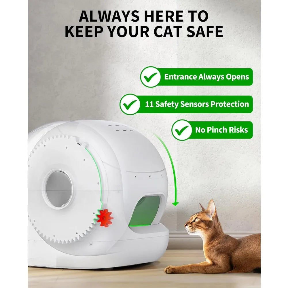 PuraMax 2 Automatic Self Cleaning Cat Litter Box With App