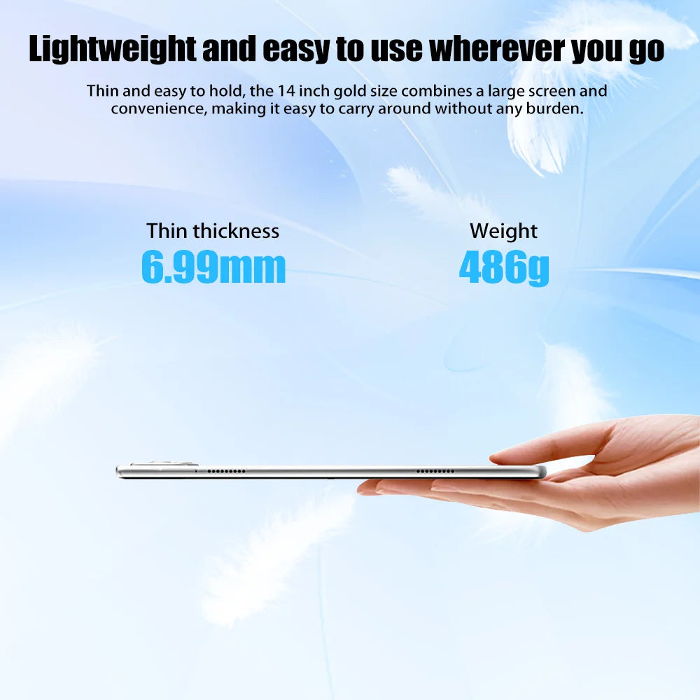 Android Tablet PC 4K Display 5GWiFiConnectivity GPS Dual SIM