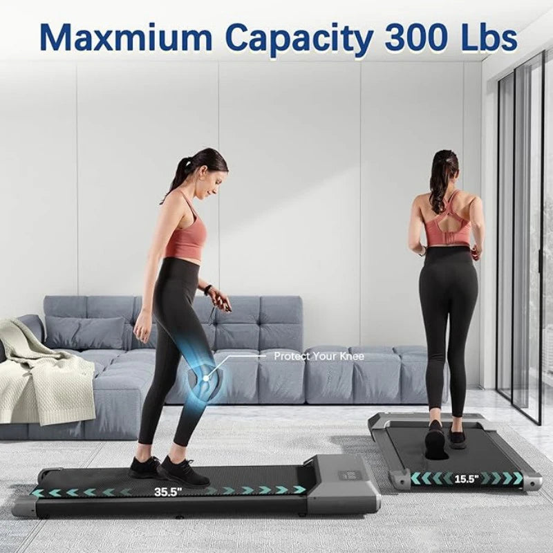 Superun 2in1 Treadmill for Home 2.5HP Walking Running Fitness Machine
