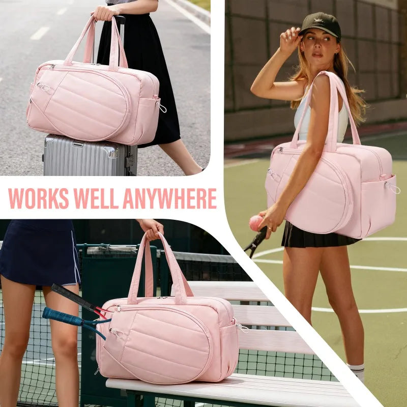 Tennis Gym Bag For Women With Shoe Compartment
