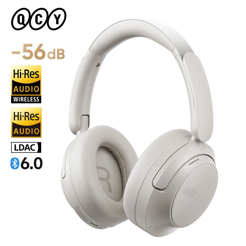 QCY H3S Wireless Headphones Hi Res LDAC Spatial Sound ANC