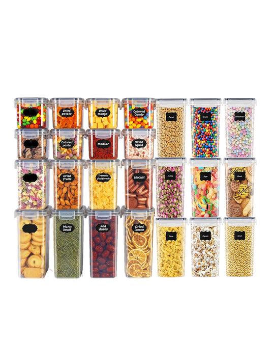 Sealed Food Storage Containers With Lids For Pantry Dry Goods
