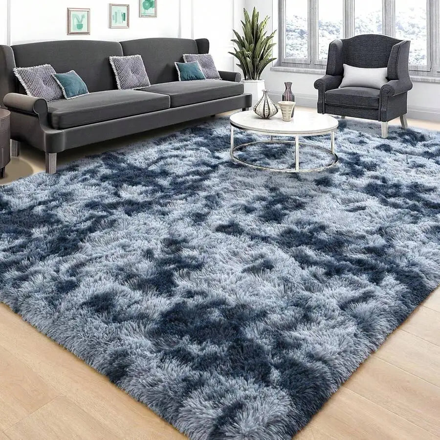 Soft Shag Rugs For Bedroom,  Living Room, Luxury Modern Plush Carpet Girls Boys Room Dorm Indoor Home Decor