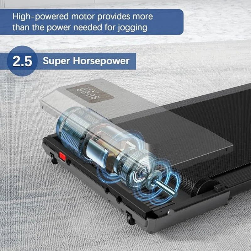 Superun 2in1 Treadmill for Home 2.5HP Walking Running Fitness Machine
